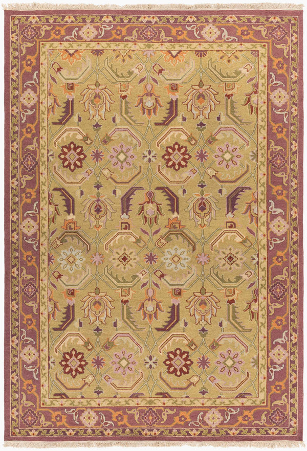 Surya Sonoma 6' X 9' Handmade New Zealand Wool Rug - Durable, Cozy, Exotic Touch For Any Room Decor Rust Nz Wool Snm9039-23