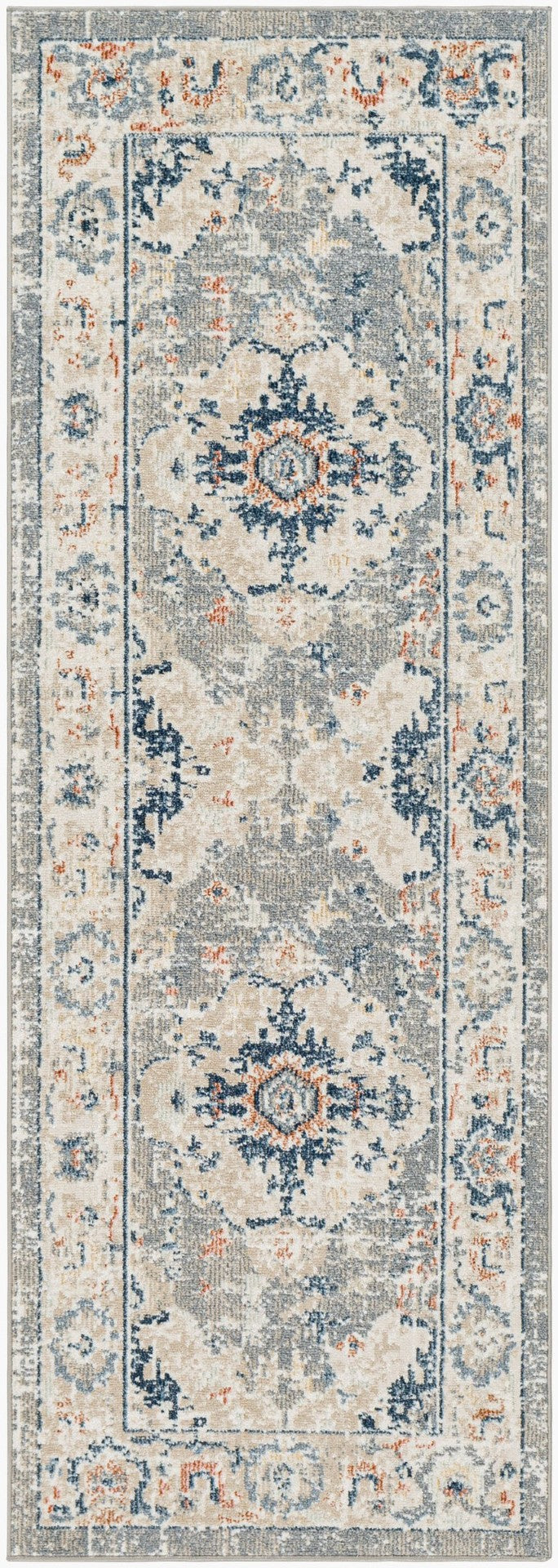 Livabliss Santana Traditional Polyester Runner Rug for Hallways and Entryways Medium Pile SNN2306-2773
