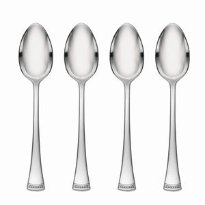 Lenox Portola Dinner Spoons, Set of 4 Metallic, STAINLESS METAL 894752