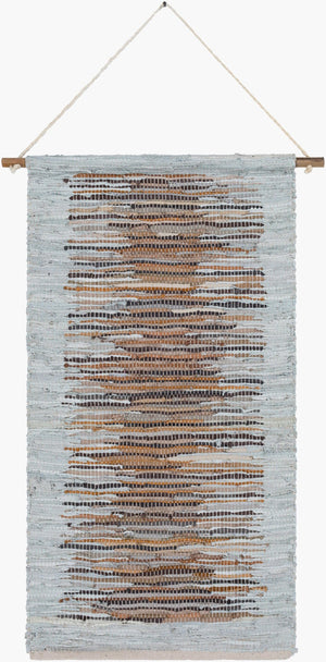 Livabliss Santos Handwoven Jute and Leather Wall Hanging Earthy Boho Decor for Living Rooms SNO1000-2244