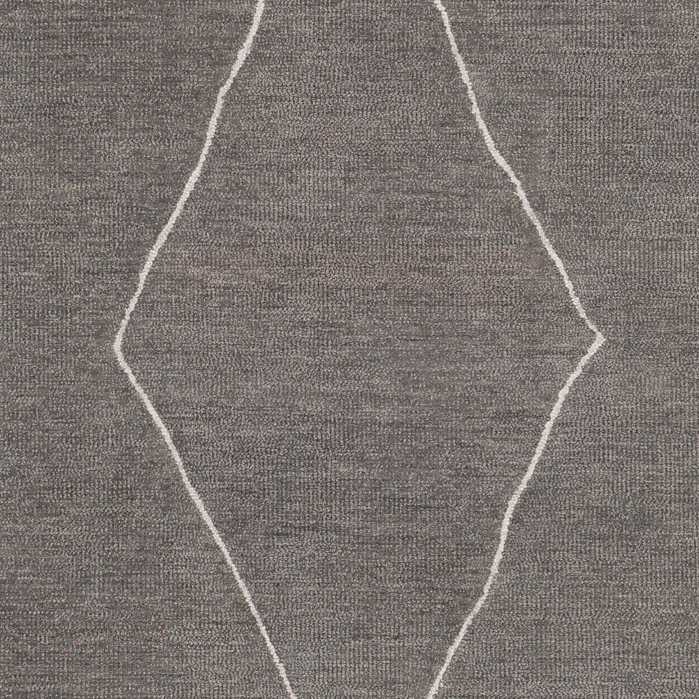 Surya Sinop 4' X 6' Hand-tufted Area Rug - Luxurious Wool, Modern Global Style, High/Low Texture, India Made Charcoal Wool Snp2307-46