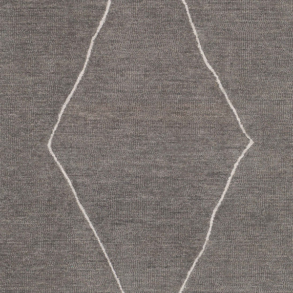 Surya Sinop 4' X 6' Hand-tufted Area Rug - Luxurious Wool, Modern Global Style, High/Low Texture, India Made Charcoal Wool Snp2307-46