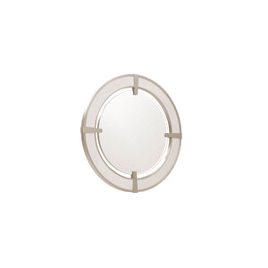 Brighton Round Dresser Mirror White, North Star Finish P378110 Pulaski Furniture