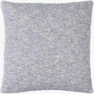 Surya Saanvi Modern 18” Accent Pillow - Durable, Outdoor Safe Decor For Indoor & Outdoor Spaces, Easy Care Light Slate Polyester,Cotton,Polyester,Cotton Snv005-2222