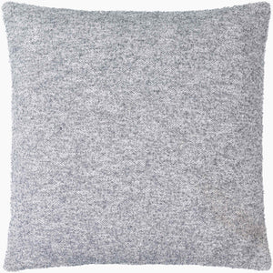 Surya Saanvi Modern 18” Accent Pillow - Durable, Outdoor Safe Decor For Indoor & Outdoor Spaces, Easy Care Light Slate Polyester,Cotton,Polyester,Cotton Snv005-2222