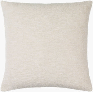 Surya Saanvi Modern 18” Accent Pillow - Durable, Outdoor Safe Decor For Indoor & Outdoor Spaces, Easy Care Ivory Polyester,Cotton,Polyester,Cotton Snv006-2020d