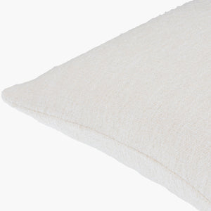 Surya Saanvi Modern 18” Accent Pillow - Durable, Outdoor Safe Decor For Indoor & Outdoor Spaces, Easy Care Ivory Polyester,Cotton,Polyester,Cotton Snv006-2020d