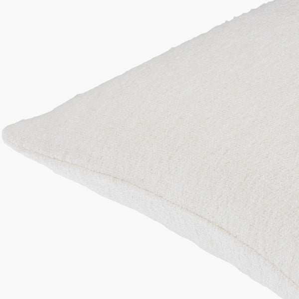 Surya Saanvi Modern 18” Accent Pillow - Durable, Outdoor Safe Decor For Indoor & Outdoor Spaces, Easy Care Ivory Polyester,Cotton,Polyester,Cotton Snv006-2020d