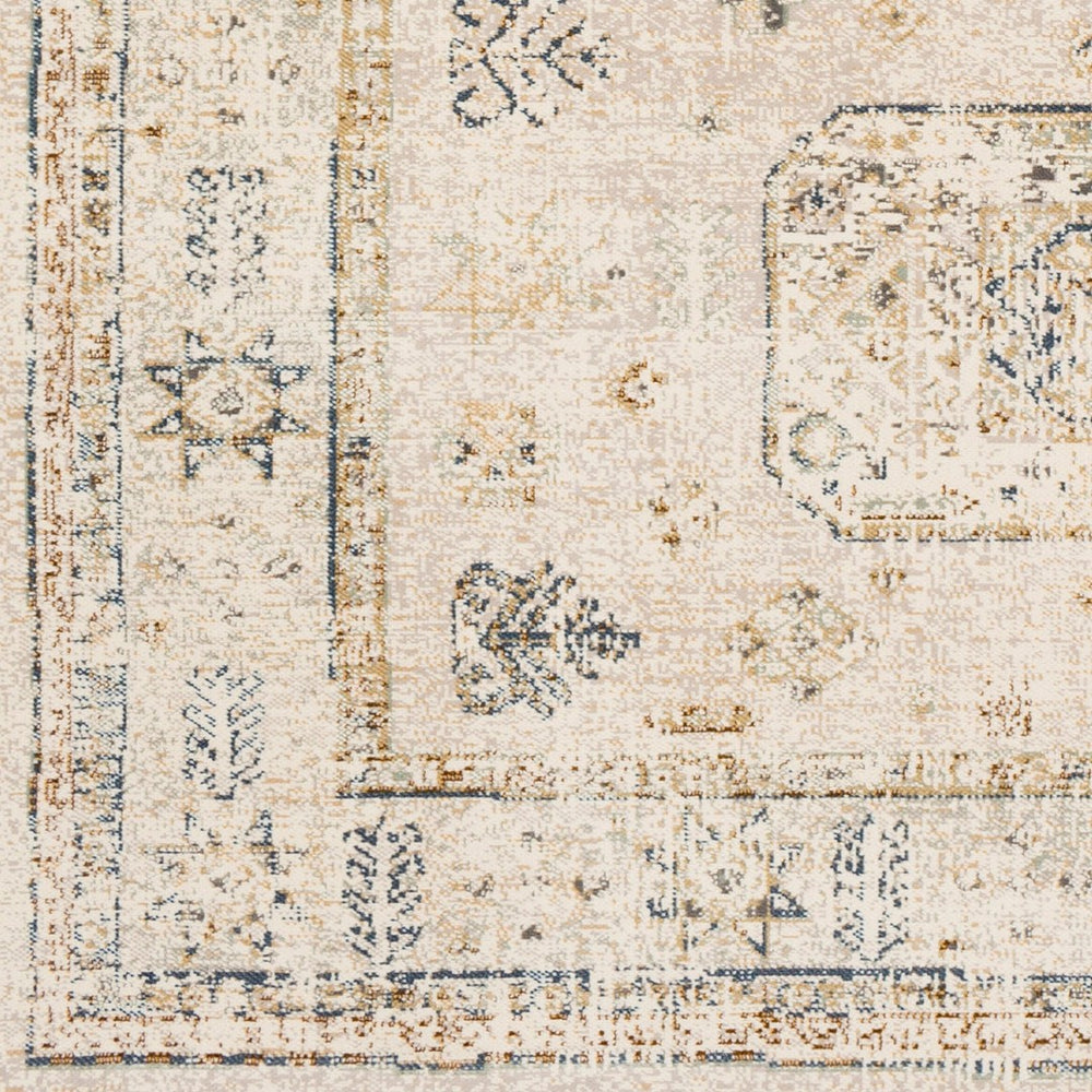 Livabliss Stonewashed Polypropylene Accent Rug with Aged Finish for Entryway or Bedroom SNW2305-23