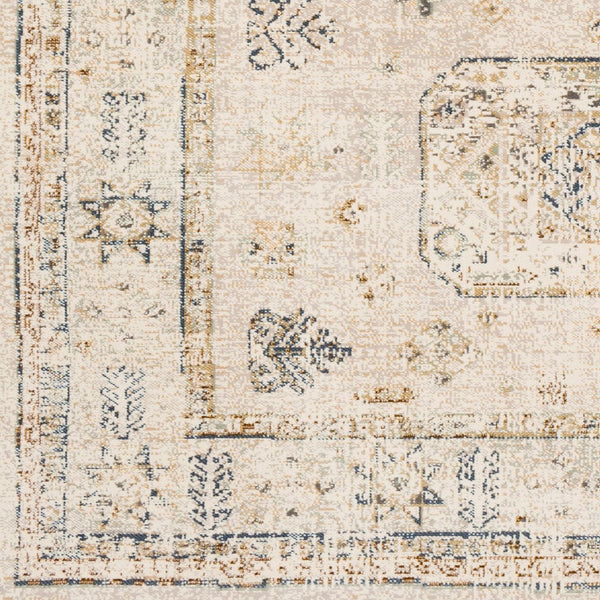 Livabliss Stonewashed Polypropylene Accent Rug with Aged Finish for Entryway or Bedroom SNW2305-23