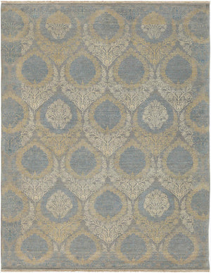 Surya Soma Hand-made 2' X 3' Luxurious Rug - Elegant, Durable, And Comfortable Statement Piece For Any Room Charcoal Wool,Silk Soa2754-810