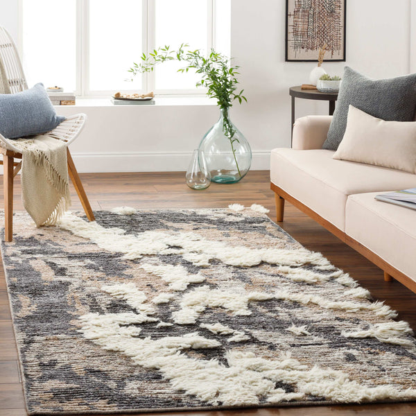 Surya Socrates 10' X 14' Handcrafted Bohemian Wool & Viscose Rug - Elegant Global Style For Your Home Cream Wool,Viscose Soc2300-23