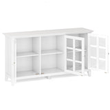 Acadian Wide Storage Cabinet White B136P158290 Hearth and Haven