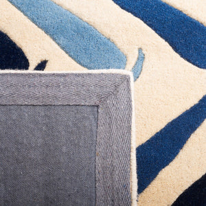 Soh731 Hand Tufted Wool and Viscose Area Rug - Luxurious Design from India for Timeless Elegance