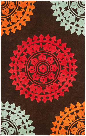 Safavieh Soh732 Hand Tufted  Rug Brown / Multi SOH732A-2