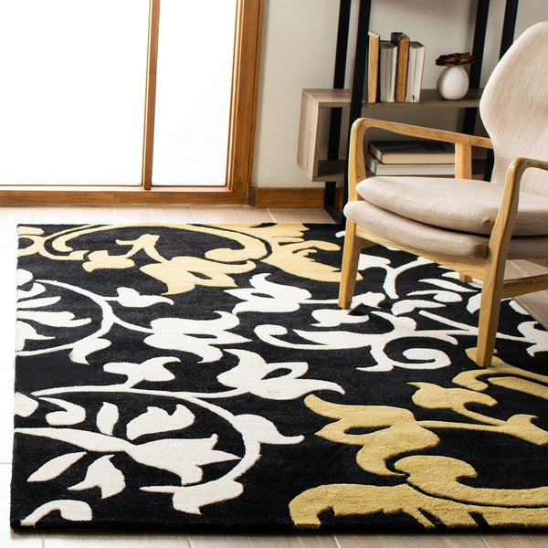 Soh760 Luxurious Hand-Tufted Wool and Viscose Rug from India - Perfect for Modern Home Décor!