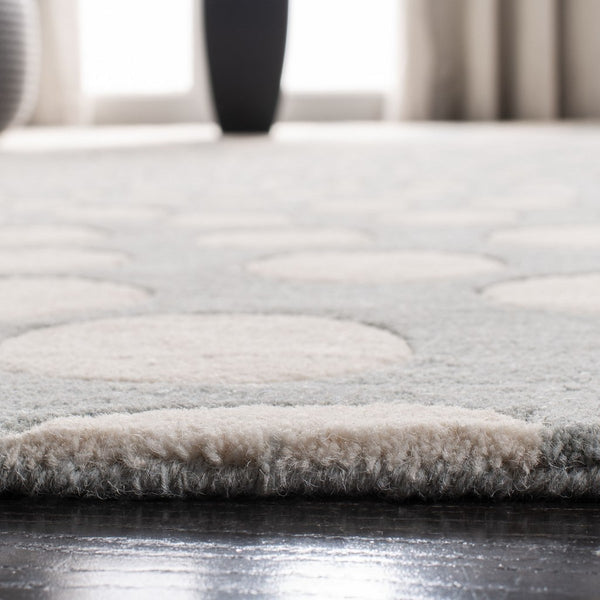Soh766 Hand Tufted Wool and Viscose Rug - Luxurious 12mm Pile Height for Elegant Home Décor