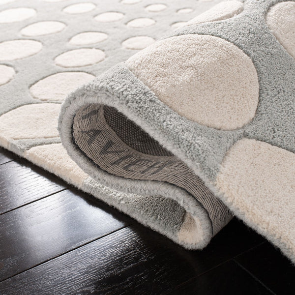 Soh766 Hand Tufted Wool and Viscose Rug - Luxurious 12mm Pile Height for Elegant Home Décor