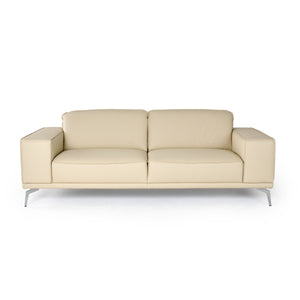 VIG Furniture Lamod Italia Soho - Italian Off White Leather Sofa VGDTSOHO-SF-OFFWHT-S