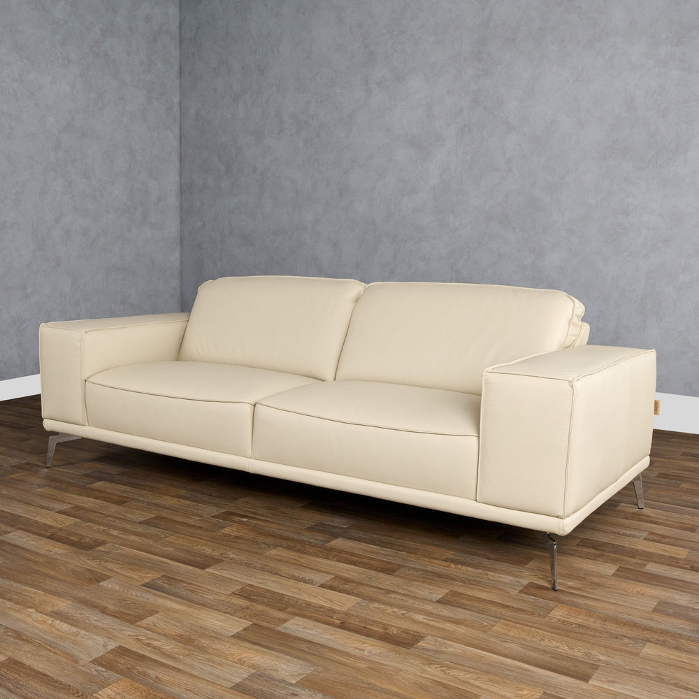 VIG Furniture Lamod Italia Soho - Italian Off White Leather Sofa VGDTSOHO-SF-OFFWHT-S