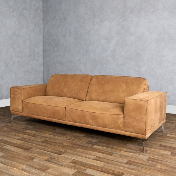 VIG Furniture Lamod Italia Soho - Italian Vintage Cognac Leather Sofa VGDTSOHO-SF-COGNAC-S