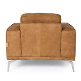 VIG Furniture Lamod Italia Soho - Italian Cognac Leather Armchair VGDTSOHO-COGNAC-CH