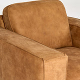 VIG Furniture Lamod Italia Soho - Italian Cognac Leather Armchair VGDTSOHO-COGNAC-CH