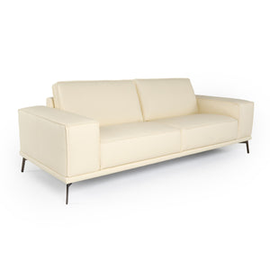 VIG Furniture Lamod Italia Soho - Italian Ivory Leather Sofa VGDTSOHO-SF-IVORY-S