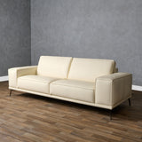 VIG Furniture Lamod Italia Soho - Italian Ivory Leather Sofa VGDTSOHO-SF-IVORY-S