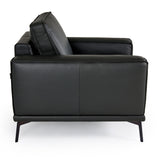 VIG Furniture Lamod Italia Soho - Italian Grey Leather Armchair VGDTSOHO-GREY-CHR