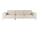 Lamod Italia Soho -  Italian Grey Leather Sofa