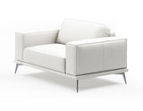 VIG Furniture Lamod Italia Soho - Contemporary Italian White Leather Armchair VGDTSOHO-WHT-CH