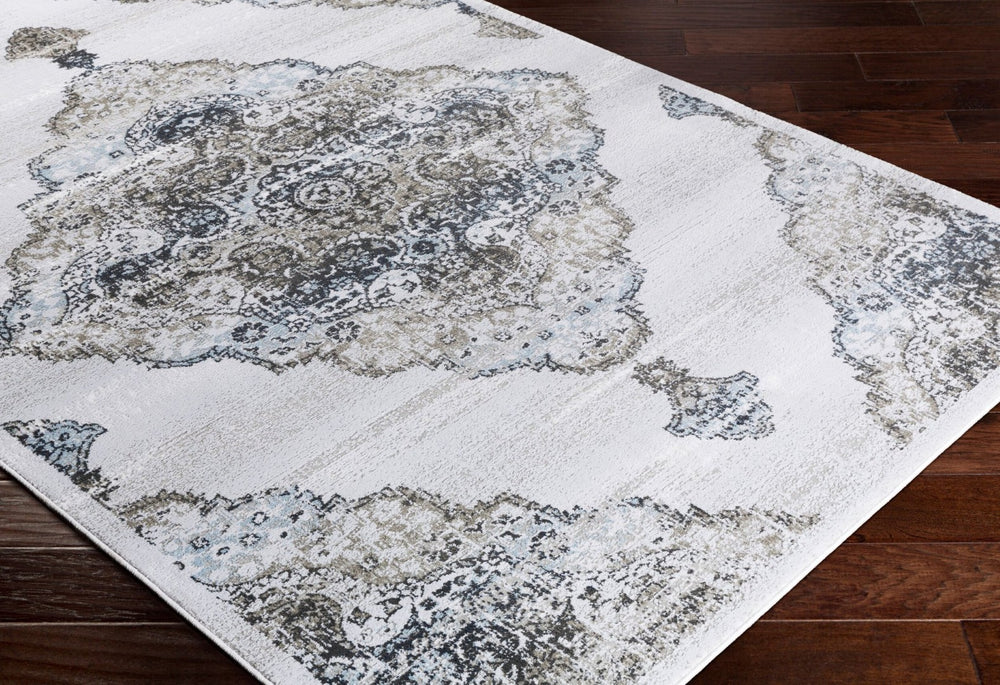 Livabliss Soleil Traditional Machine Woven Accent Rug Polyester Blend for Entryway or Bath SOI2306-23