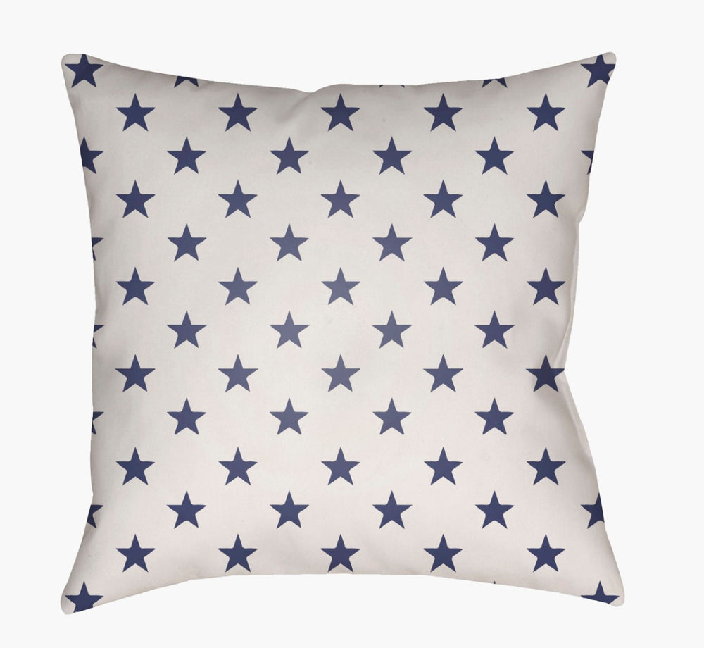 Livabliss Americana Woven Polyester Accent Pillow Rustic Farmhouse Style for Sofa or Bed SOL008-1818