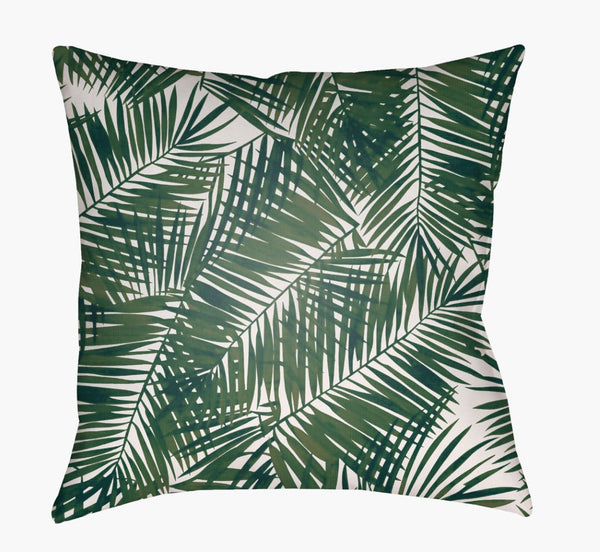 Livabliss Fern Leaf Woven Accent Pillow Coastal Botanical Texture for Sofa or Bed Decor SOL040-2020