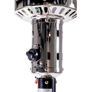 Origins Solara Outdoor Patio Heater 47000 Btu Radiant Warmth with Industrial Steel Dome OH-STBK