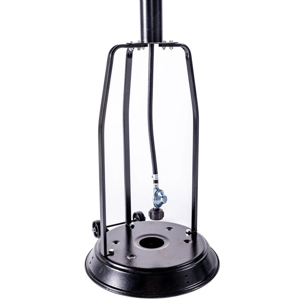 Origins Solara Outdoor Patio Heater 47000 Btu Radiant Warmth with Industrial Steel Dome OH-STBK
