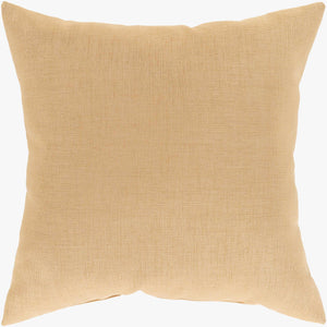 Surya Storm 18"X18" Modern Accent Pillow - Stylish, Outdoor-safe, Machine Washable For Home & Patio Decor Tan Polyester,Polyester,Polyester,Polyfill Som004-1818