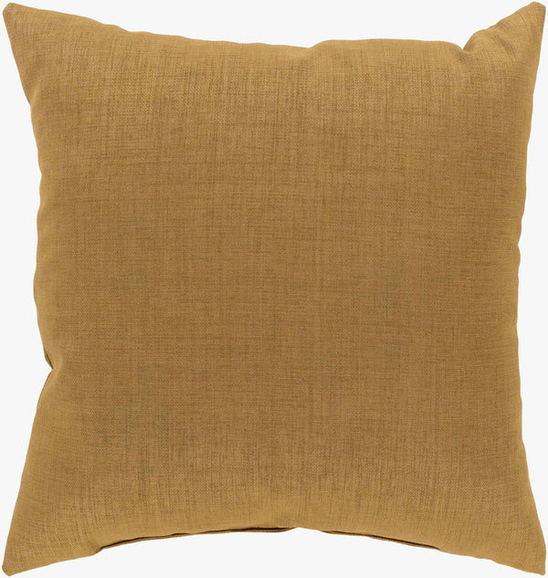 Surya Storm 18"X18" Modern Accent Pillow - Stylish, Outdoor-safe, Machine Washable For Home & Patio Decor Light Brown Polyester,Polyester,Polyester,Polyfill Som005-2222