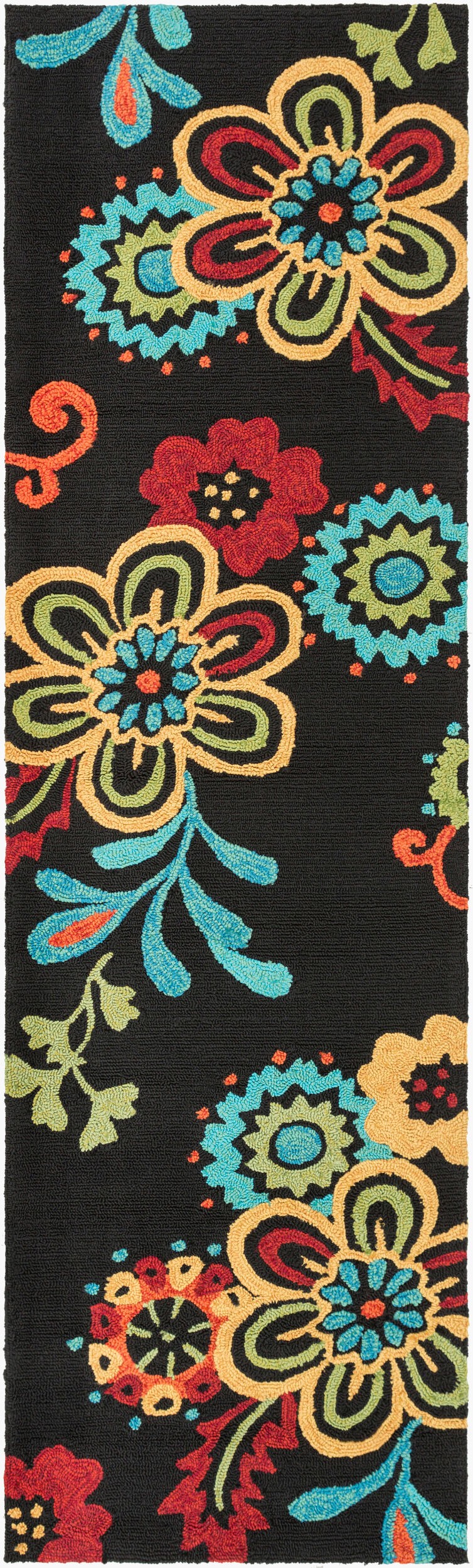 Surya Storm 10' X 14' Handmade Rug - Rustic Charm, Durable Design, Easy Care For Cozy Home Decor Black Polypropylene Som7707-268