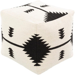 Shiprock SOPF-001 18"H x 18"W x 18"D Pouf SOPF001-181818 Livabliss Surya