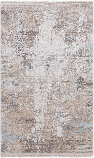 Surya Solar Mid-century Modern Woven Rug 1'11" X 2'11" | Luxurious Soft Feel, Durable, And Stylish Accent Light Brown Viscose,Acrylic Sor2300-23