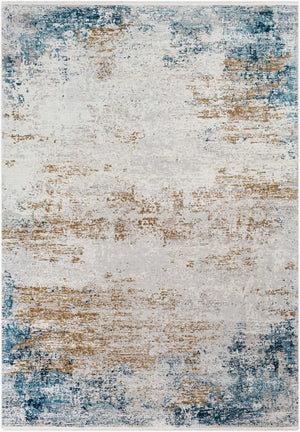 Surya Solar Mid-century Modern Woven Rug 1'11" X 2'11" | Luxurious Soft Feel, Durable, And Stylish Accent Sky Blue Viscose,Acrylic Sor2301-23