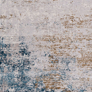 Surya Solar Mid-century Modern Woven Rug 1'11" X 2'11" | Luxurious Soft Feel, Durable, And Stylish Accent Sky Blue Viscose,Acrylic Sor2301-23