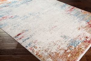 Surya Solar Mid-century Modern Woven Rug 1'11" X 2'11" | Luxurious Soft Feel, Durable, And Stylish Accent Orange Viscose,Acrylic Sor2303-23