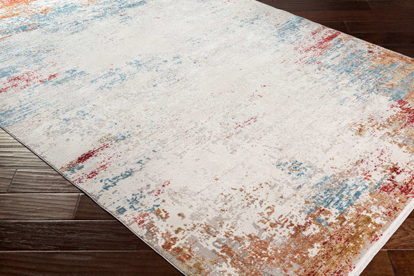 Surya Solar Mid-century Modern Woven Rug 1'11" X 2'11" | Luxurious Soft Feel, Durable, And Stylish Accent Orange Viscose,Acrylic Sor2303-23