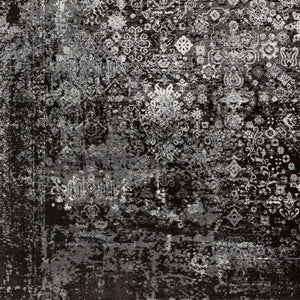 Surya Solar Mid-century Modern Woven Rug 1'11" X 2'11" | Luxurious Soft Feel, Durable, And Stylish Accent Black Viscose,Acrylic Sor2310-23