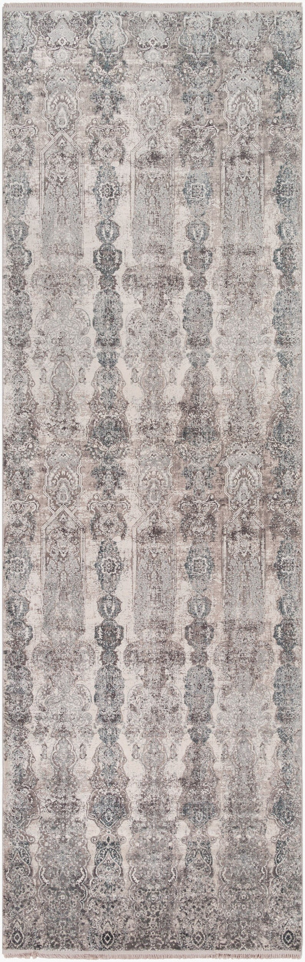 Surya Solar Mid-century Modern Woven Rug 1'11" X 2'11" | Luxurious Soft Feel, Durable, And Stylish Accent Gray Viscose,Acrylic Sor2311-3910