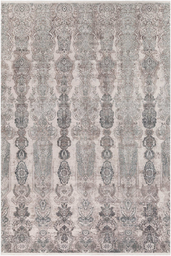 Surya Solar Mid-century Modern Woven Rug 1'11" X 2'11" | Luxurious Soft Feel, Durable, And Stylish Accent Gray Viscose,Acrylic Sor2311-6796
