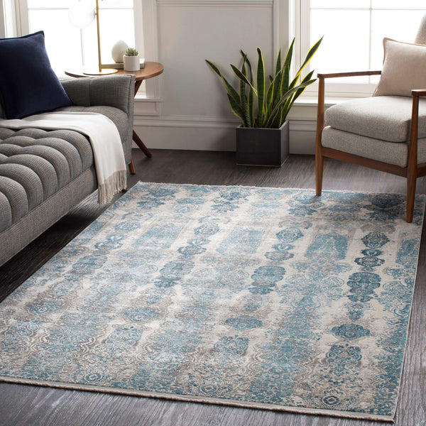 Surya Solar Mid-century Modern Woven Rug 1'11" X 2'11" | Luxurious Soft Feel, Durable, And Stylish Accent Gray Viscose,Acrylic Sor2312-23